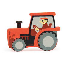 Load image into Gallery viewer, Tender Leaf Farmyard Tractor-Wooden Animals-Tender Leaf-Eco Lelu
