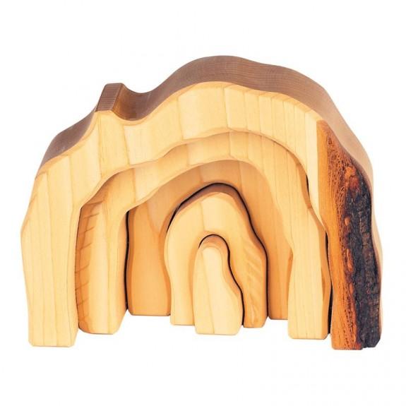 Gluckskafer Natural Grotto Set with Bark-Stackers & Building-Gluckskafer-Eco Lelu