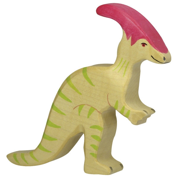 Holztiger Parasaurolophus Dinosaur