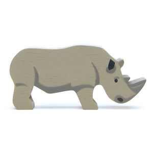 Tender Leaf Safari Animal Rhinoceros-Wooden Animals-Tender Leaf-Eco Lelu