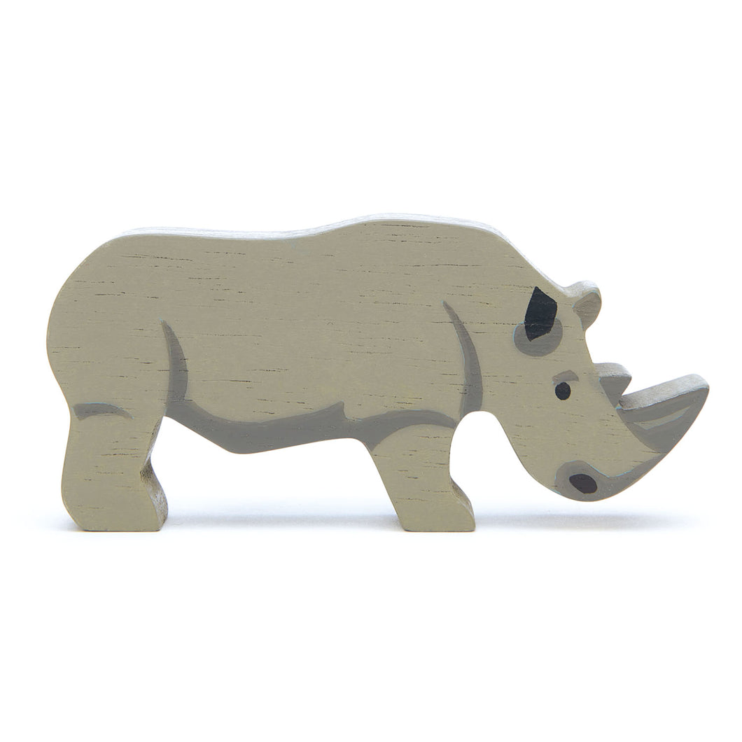 Tender Leaf Safari Animal Rhinoceros-Wooden Animals-Tender Leaf-Eco Lelu