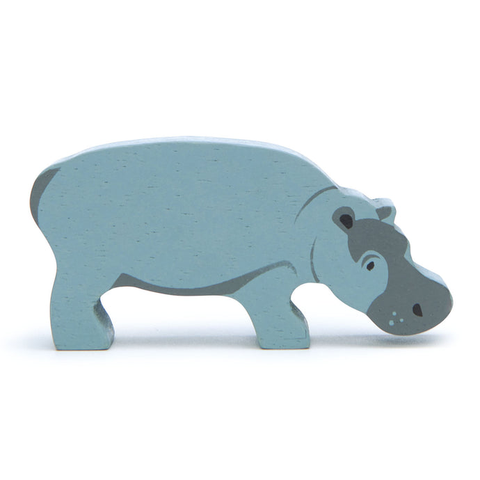 Tender Leaf Safari Animal Hippopotamus-Wooden Animals-Tender Leaf-Eco Lelu