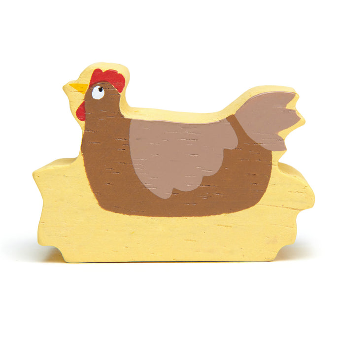 Tender Leaf Farmyard Chicken-Wooden Animals-Tender Leaf-Eco Lelu
