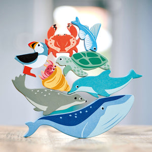 Tender Leaf Coastal Animals Flying Fish-Wooden Animals-Tender Leaf-Eco Lelu